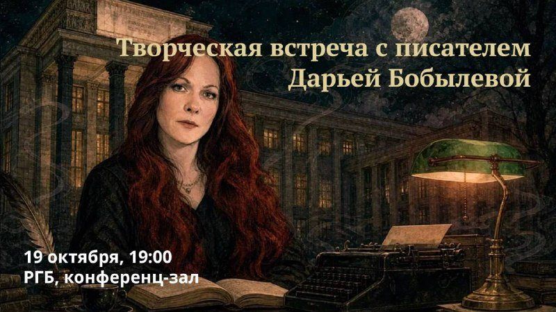 Дарья Бобылева в Ленинке: дачный хоррор в конференц-зале