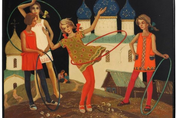 «Федоскино» в Новом Иерусалиме: лаковая миниатюра, написанная маслом, Музей «Новый Иерусалим»
