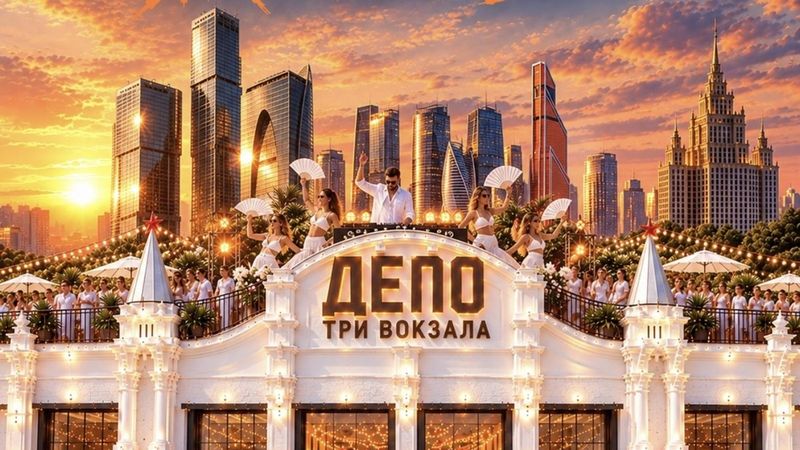 «Все в белом» на крыше Депо: коктейли, белый дресс-код и радийный поп